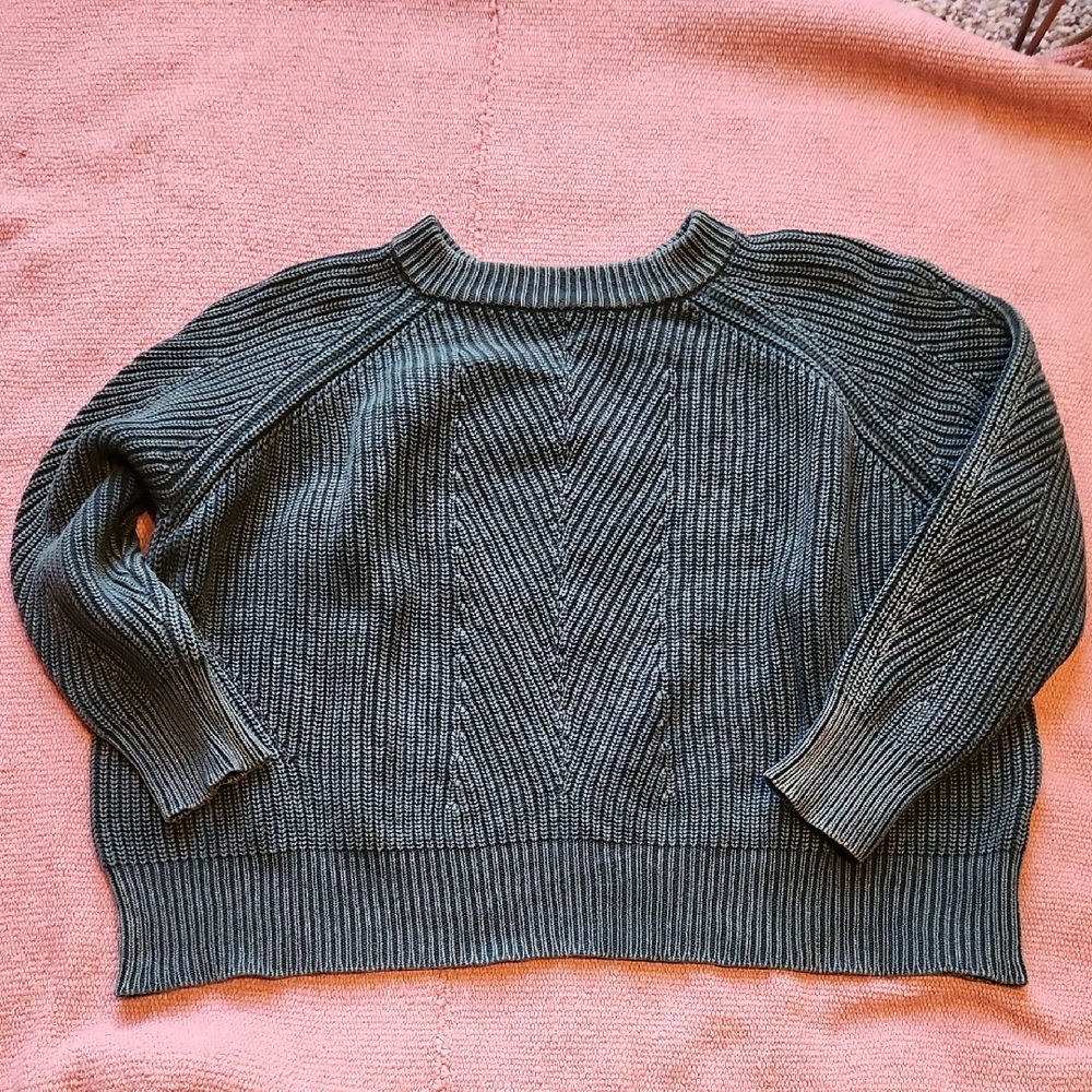 Demylee cotton Chelsea Sweater In Dark Green